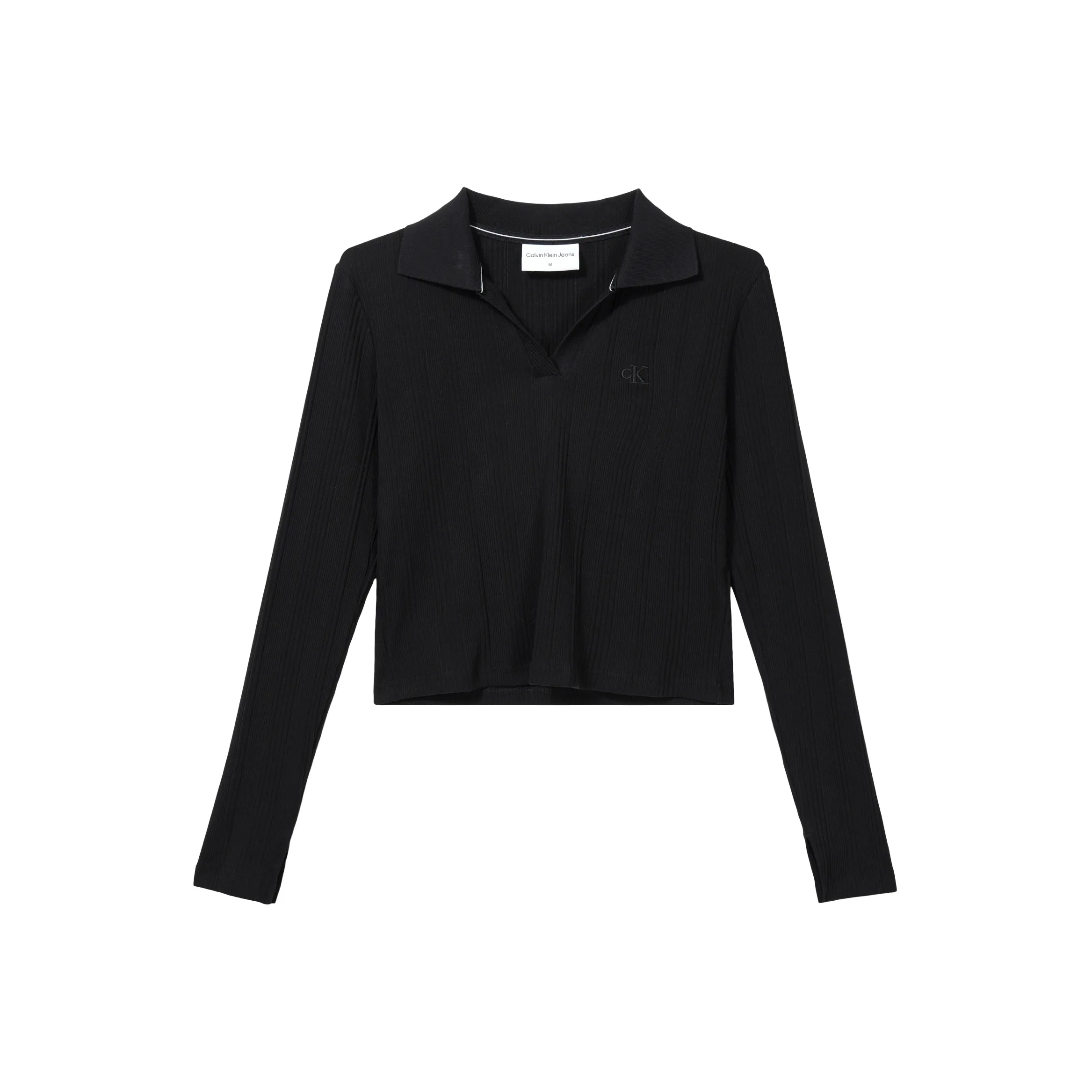 CALVIN KLEIN Polo Shirt Women's Space Black