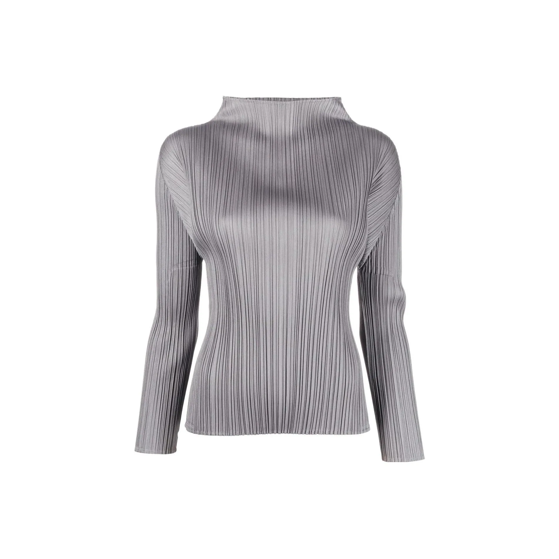 ISSEY MIYAKE FW22 Рубашка Женская Серого цвета