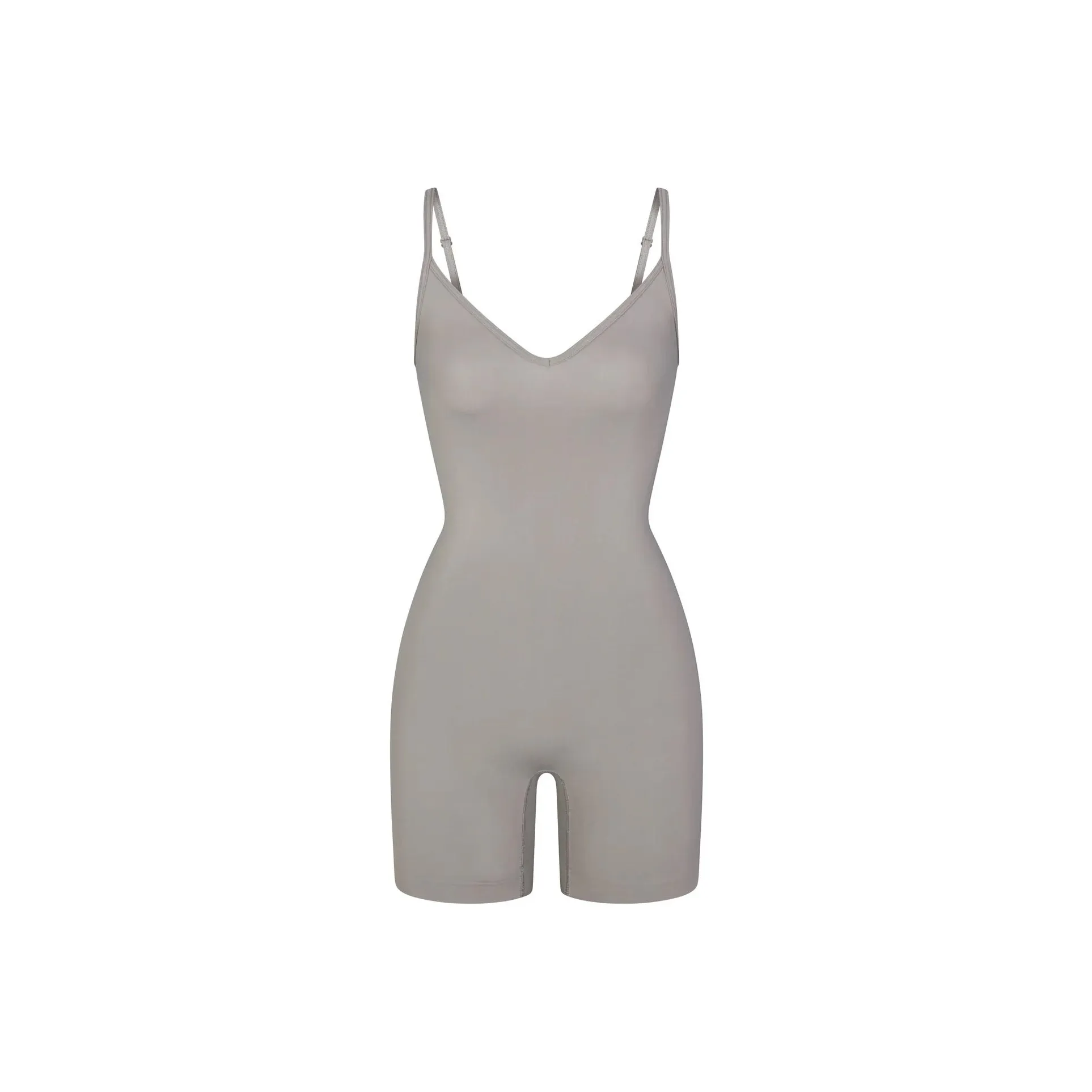 SKIMS SOFT SMOOTHING SEAMLESS CAMI ONESIE Bodysuits Women's SMOKE/Smoke Gray