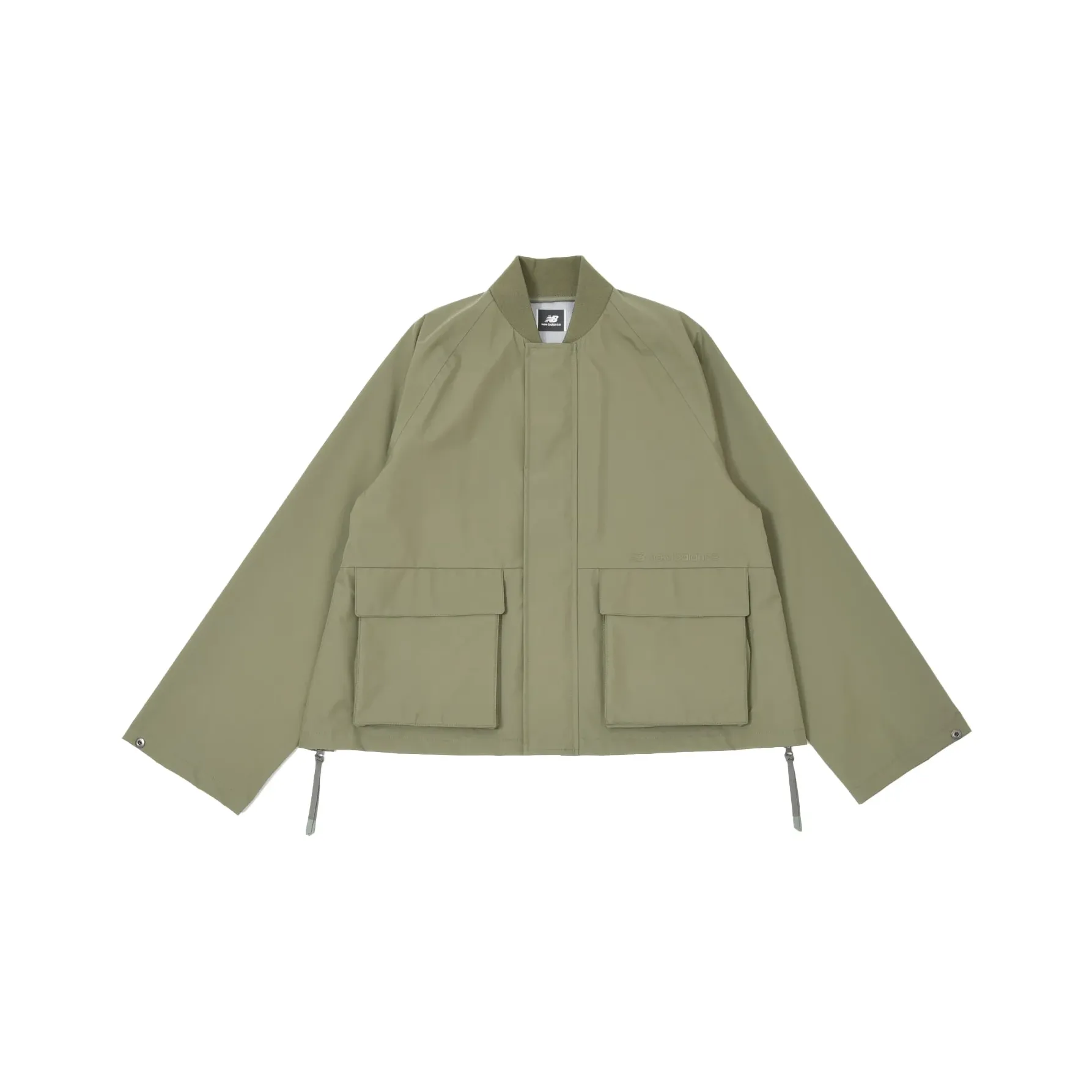 New Balance MET24 Короткий Куртка Женская Темно-оливково-зеленый