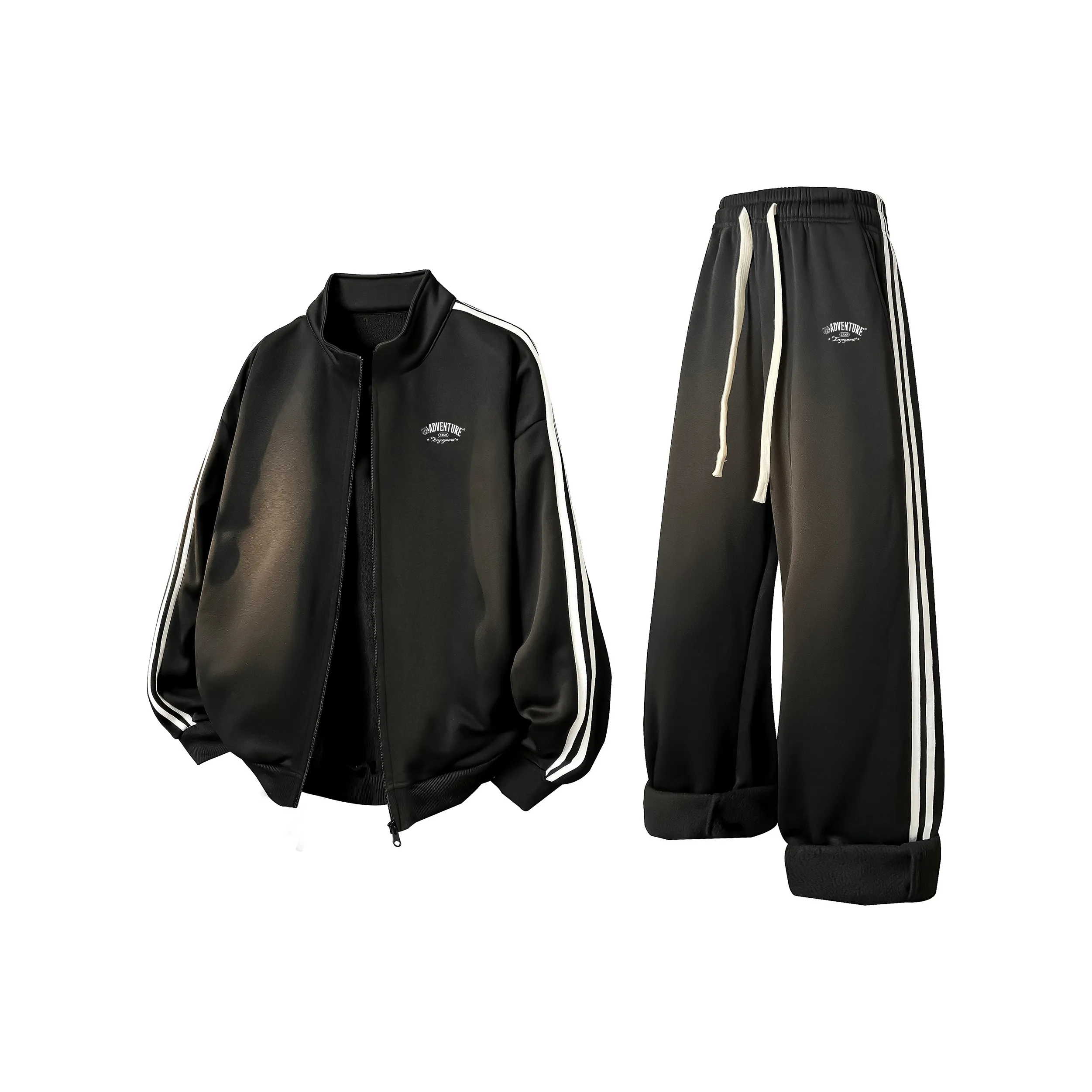 black alexander mcqueen leather hobo bag Sweatshirt Set Unisex