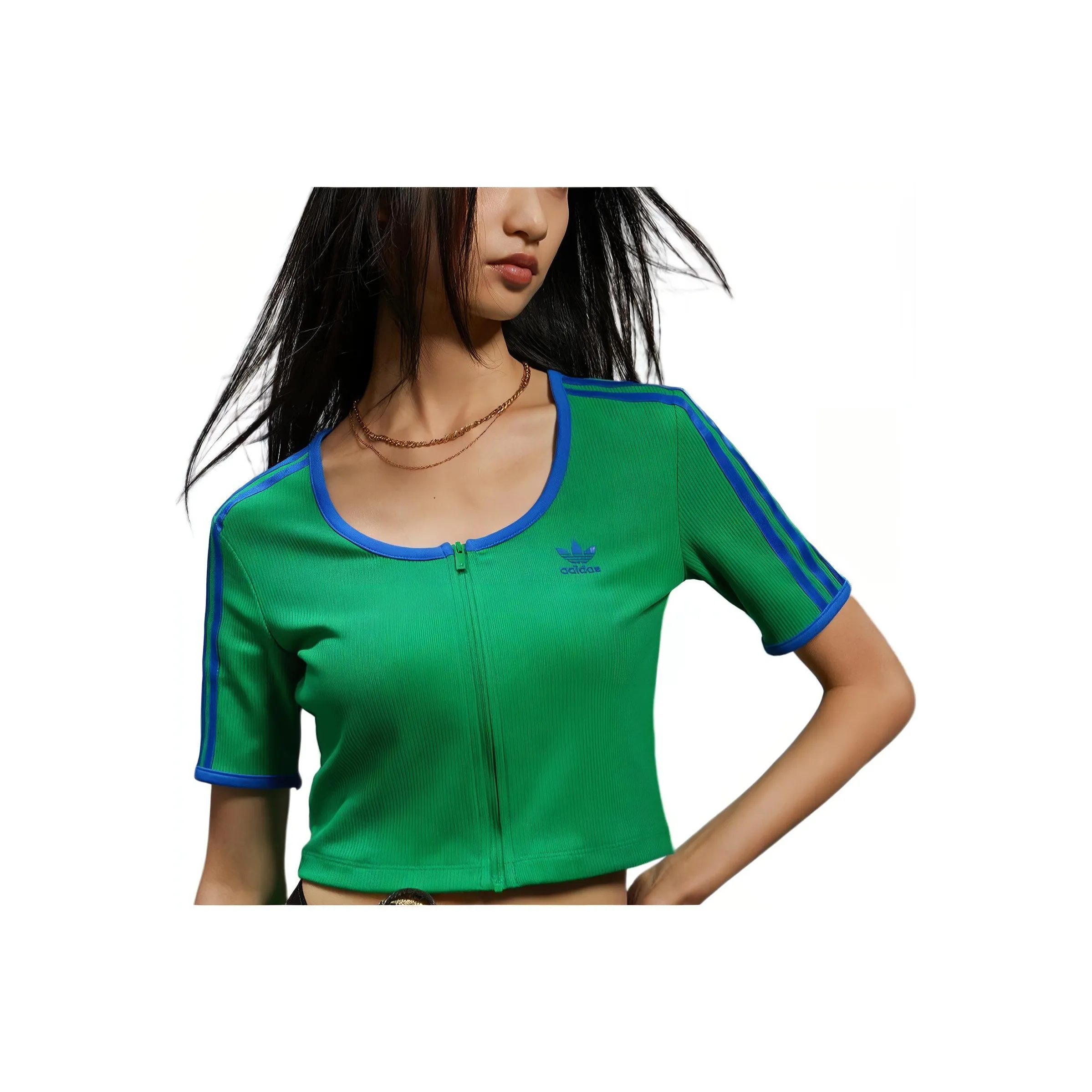 Adidas Originals T-Shirt Женская Зеленая