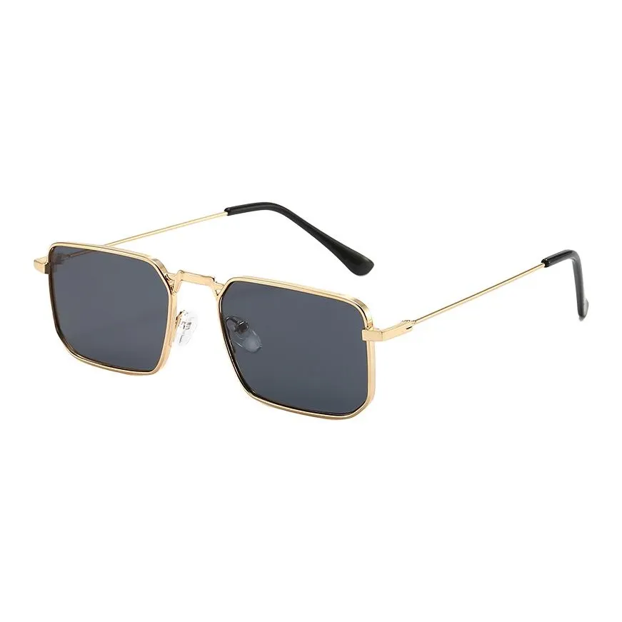 JEANSWEST Металл Квадрат Солнцезащитные очки Унисекс