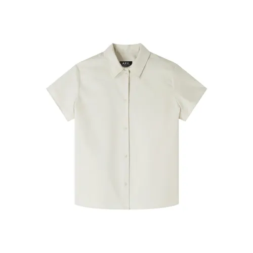 A.P.C Экрю Женские Рубашки