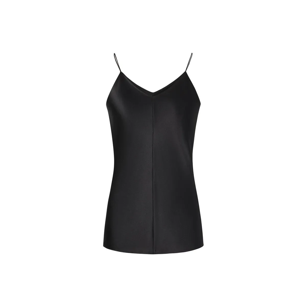 JZ. ANNAKRO Топ на бретелях Женский Без рисунка Черный