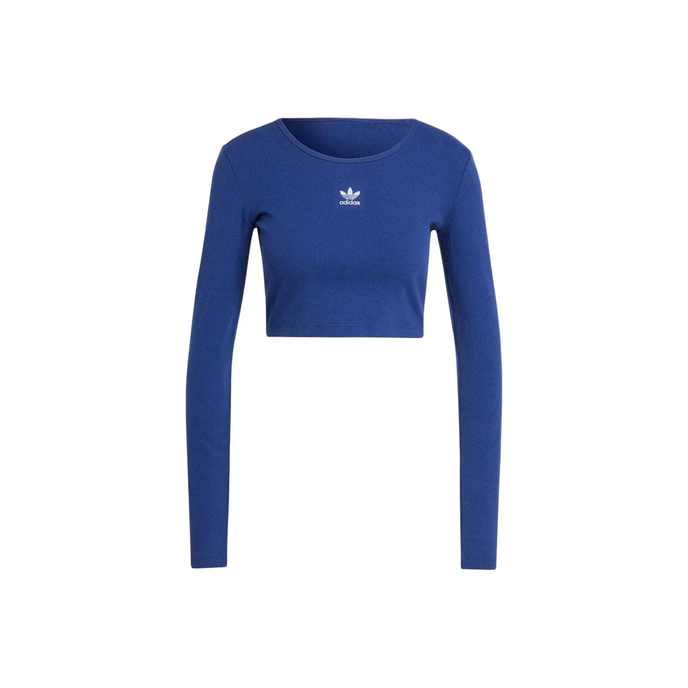 Adidas Originals Essentials Ribbed Crop Long Sleeve Tee
