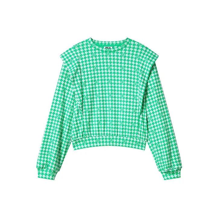 FILA Sweatshirt Women's Turquoise Vine Green