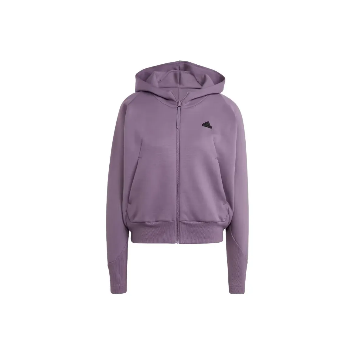 Adidas Z.N.E. Full-Zip Hoodie Sweatshirt Women's Contour Violet