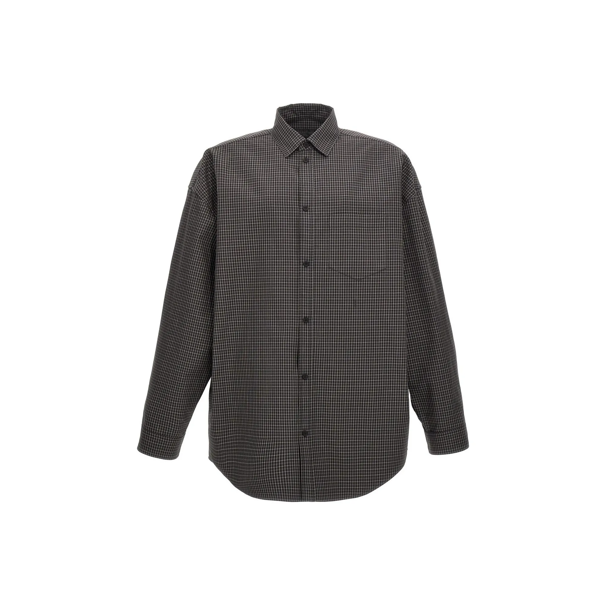 Balenciaga Checked Oversized Shirt