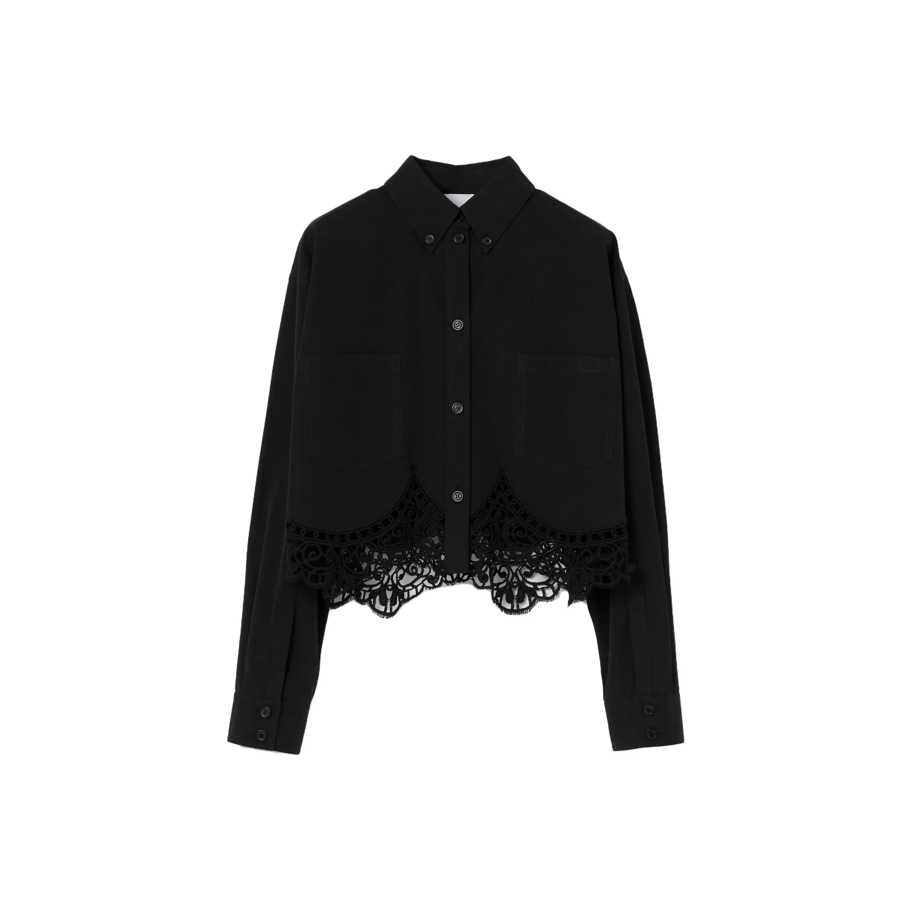 Burberry SS23 Рубашка Женская Черная