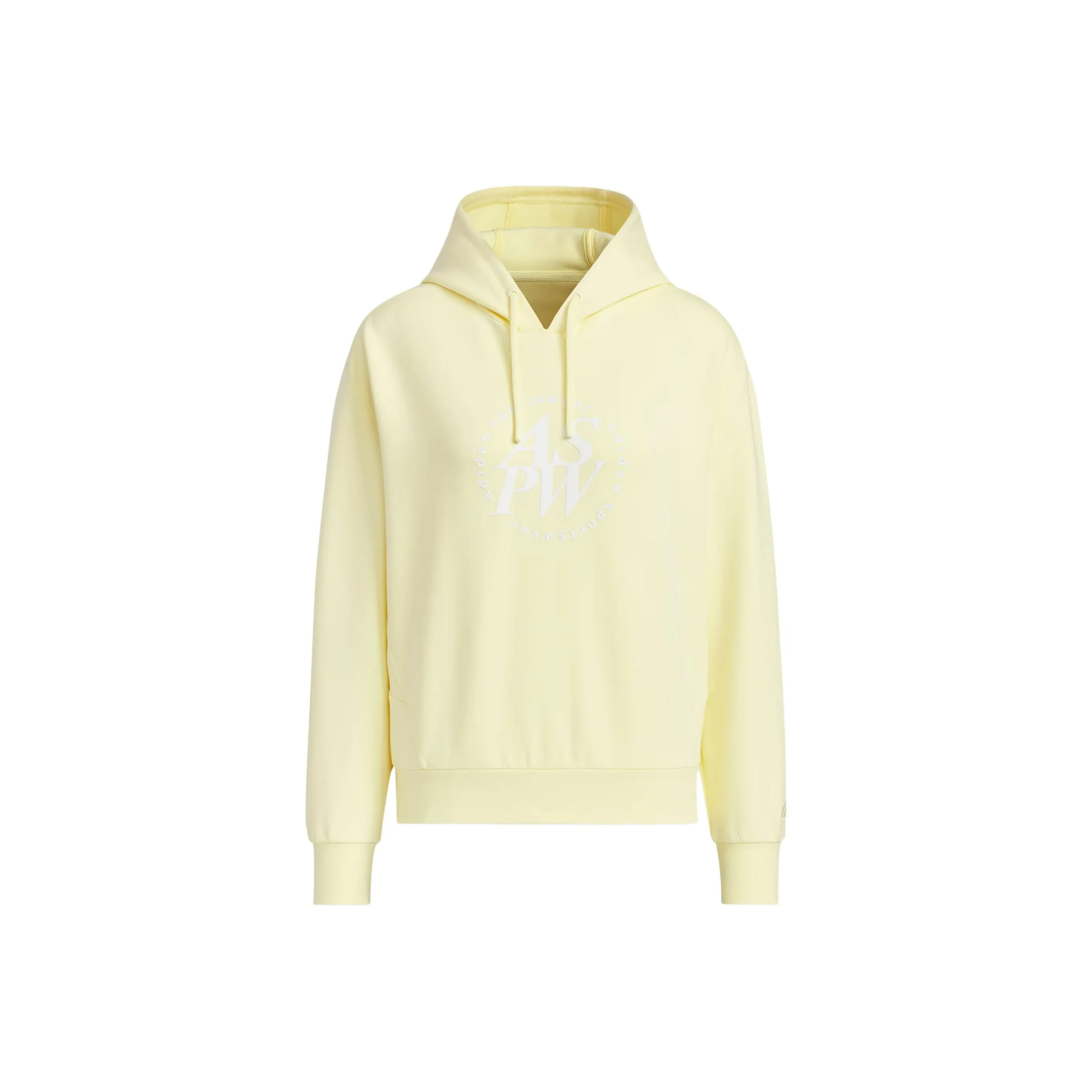 Adidas Lounge FW24 ELEVATED DOUBLEKNIT HOODIE Sweatshirt Women's Yellow