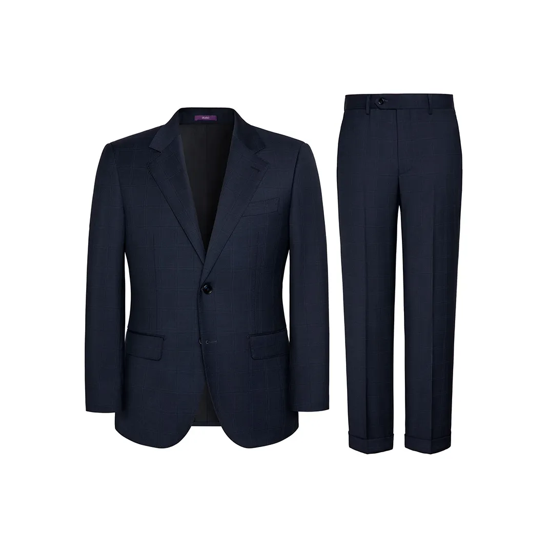 SKARO Бизнес-костюм мужской темно-синий