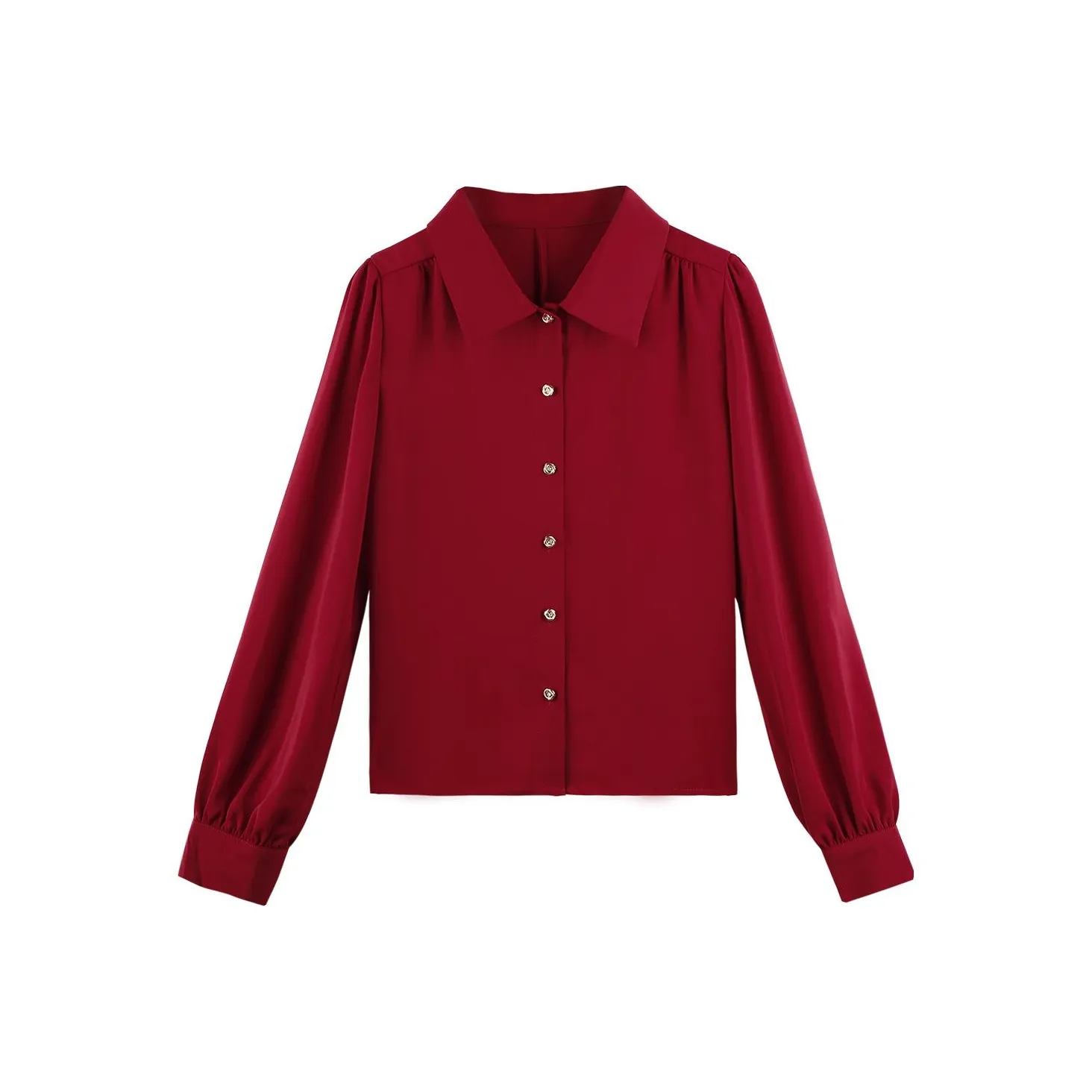 Migu Shirts Women's Romantic Red