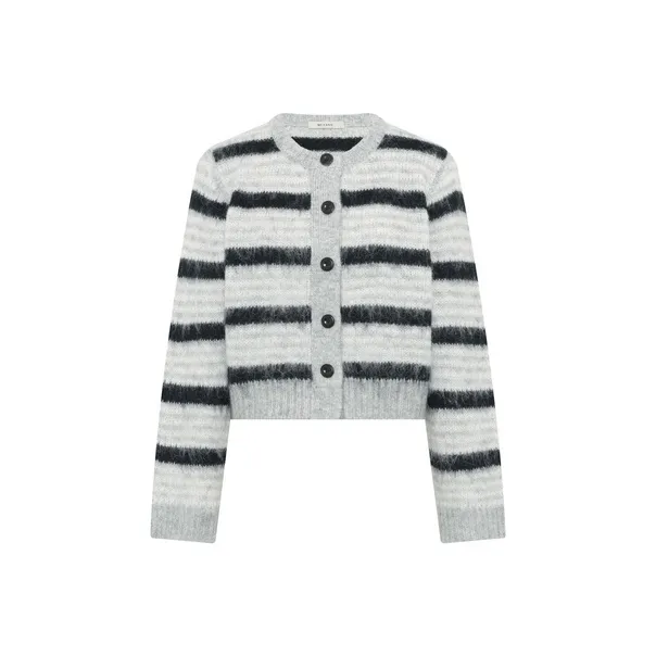 MEIYANG Трикотаж Женский Черный Серый Полосы