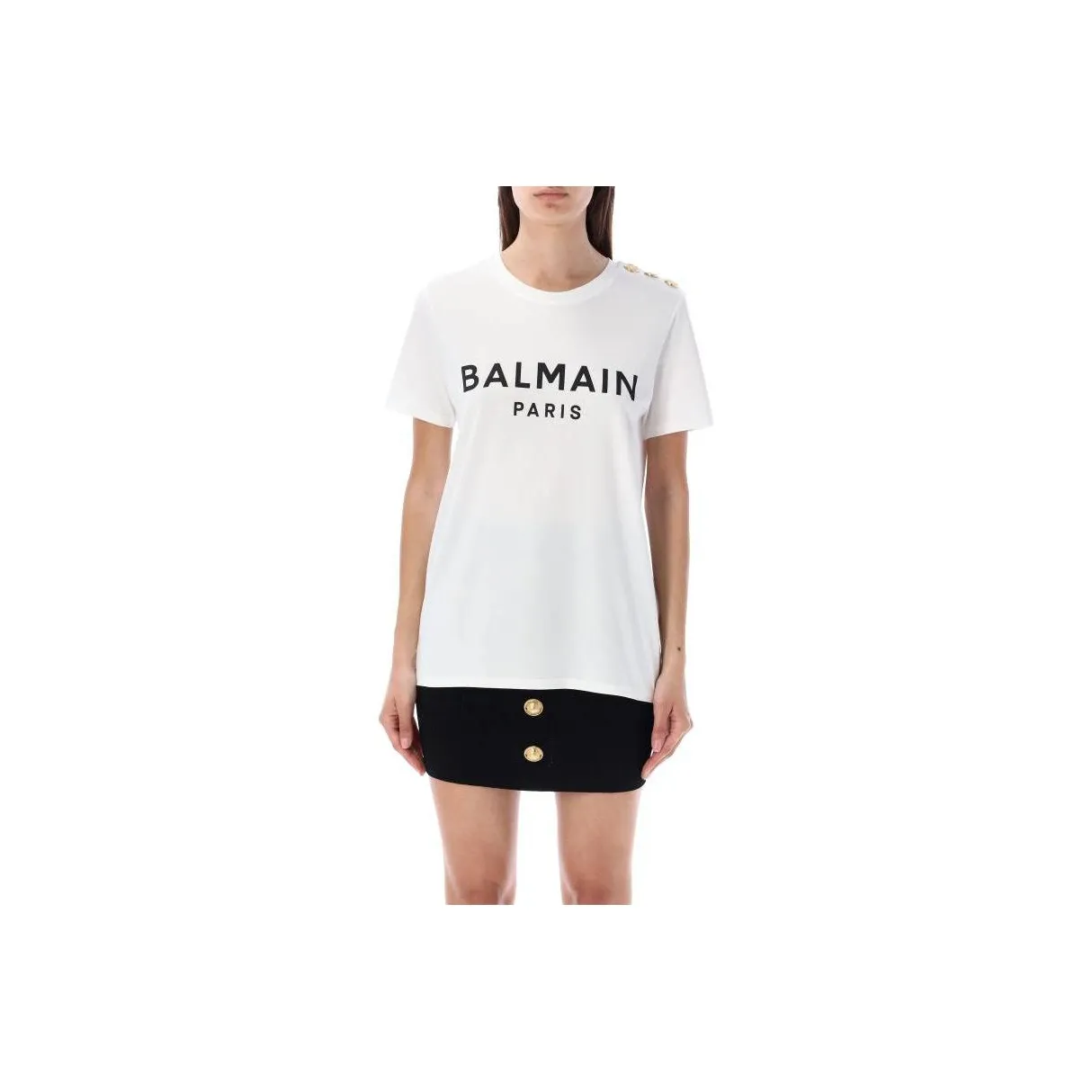 BALMAIN T Shirts Women's White