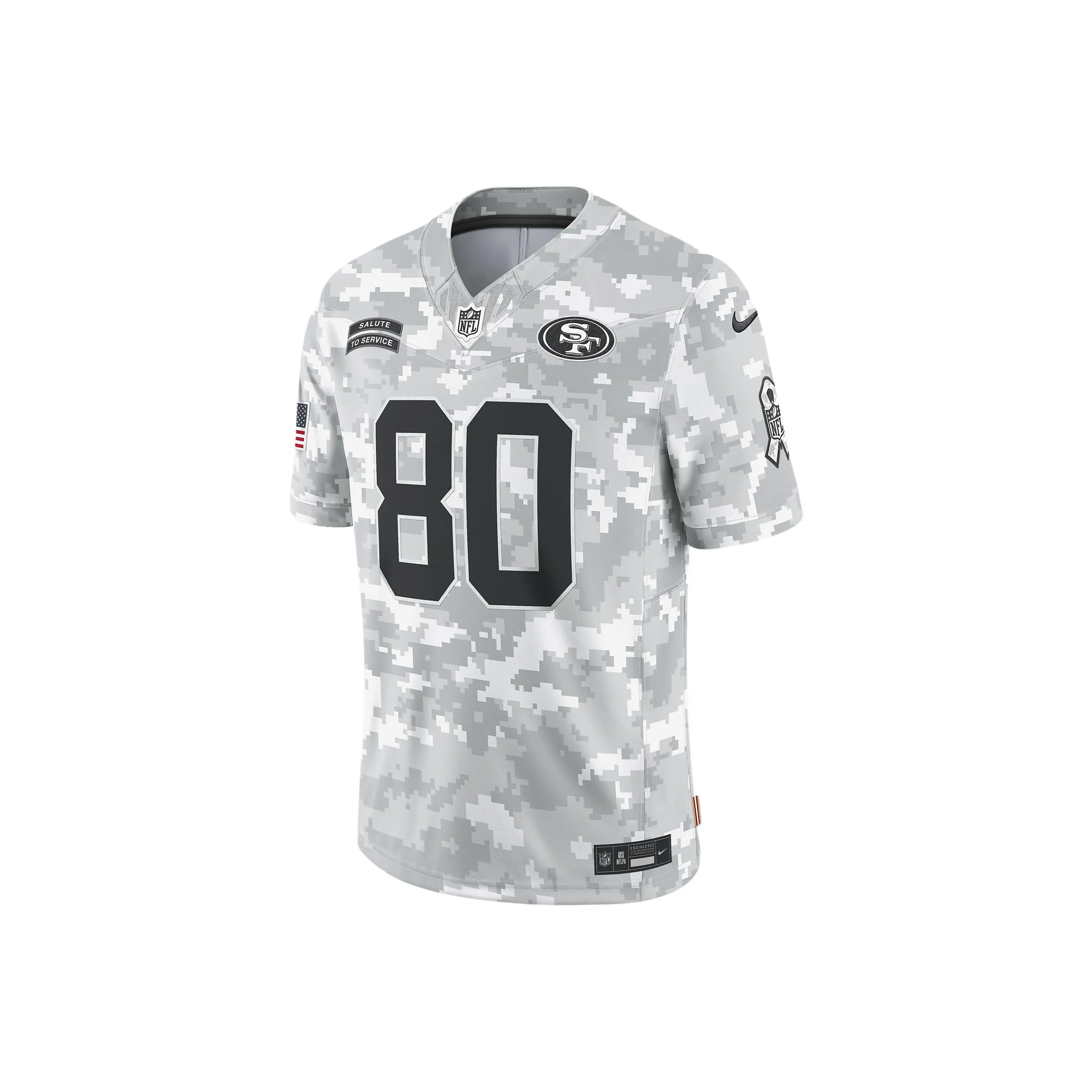 Nike Jerry Rice San Francisco 49ers Salute To Service Men's Nike Dri FIT Nfl Limited Jersey