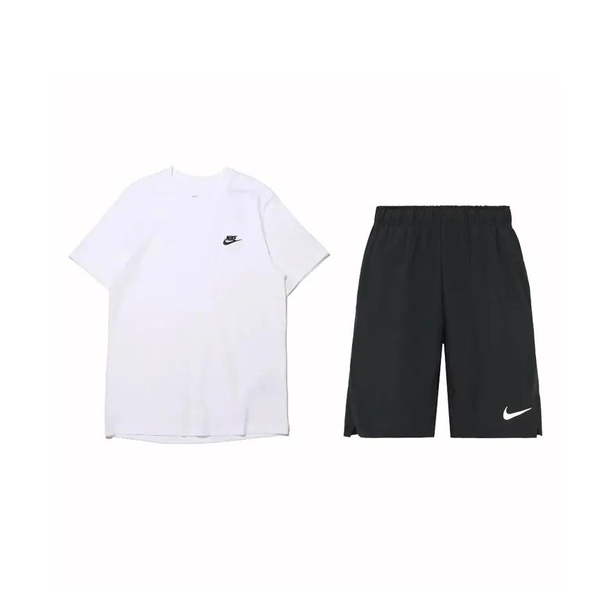 Nike Белый/Черный Мужская Повседневная Спортивная Одежда