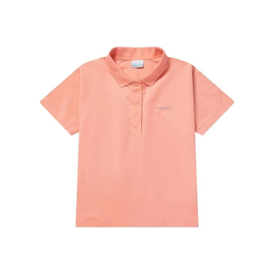 Columbia polo Camo Shirts Women's Orange