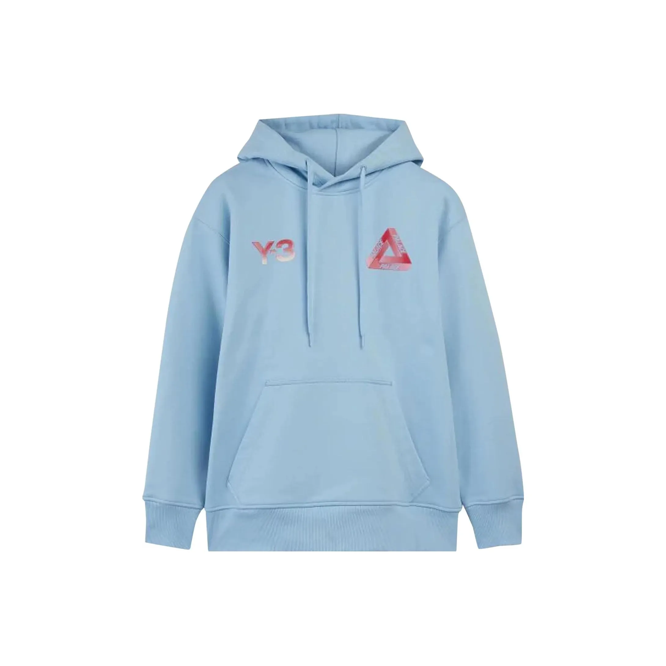 Y 3 X Palace Logo Hoodie 'Blue'