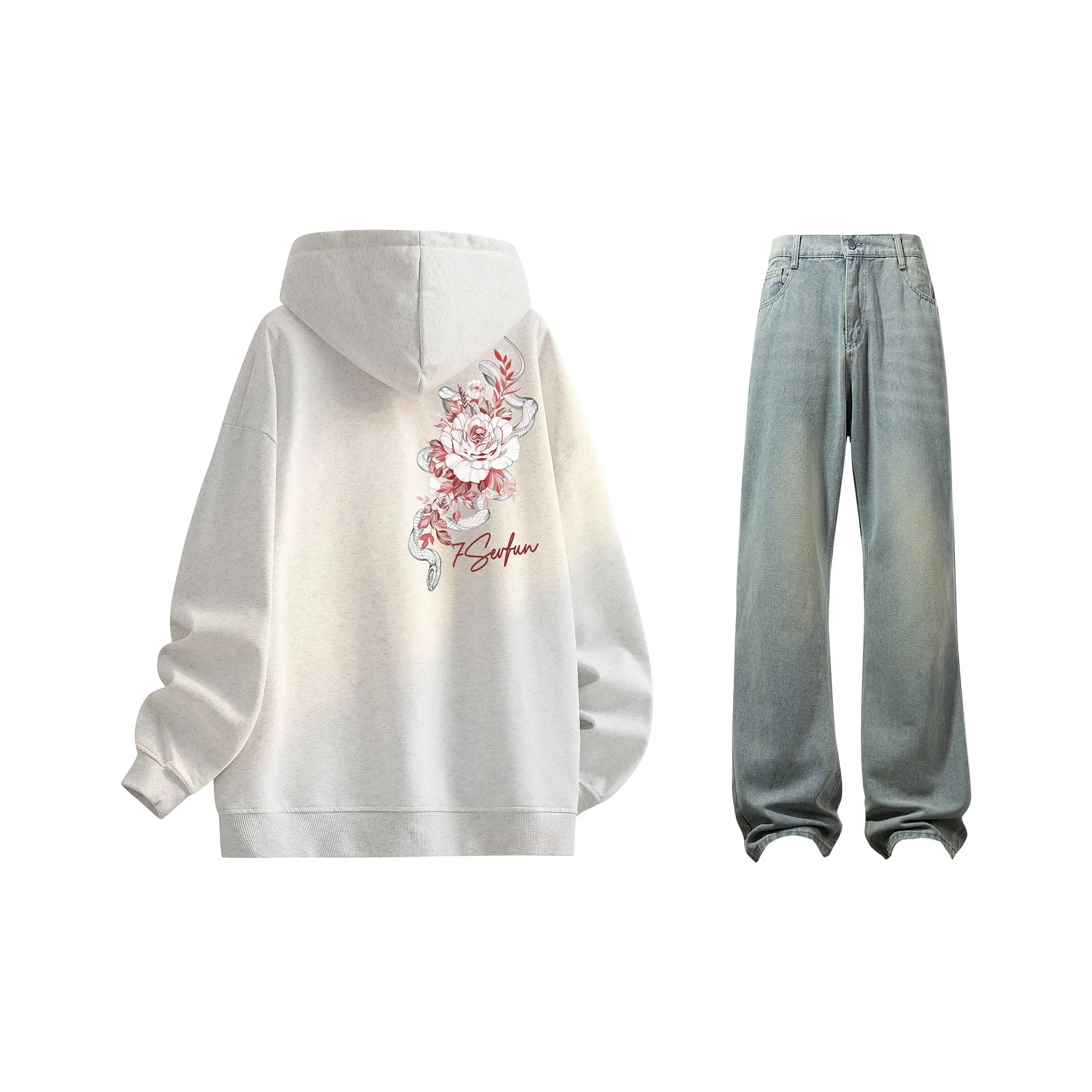 7 SEVFUN Унисекс Свитшоты Наборы