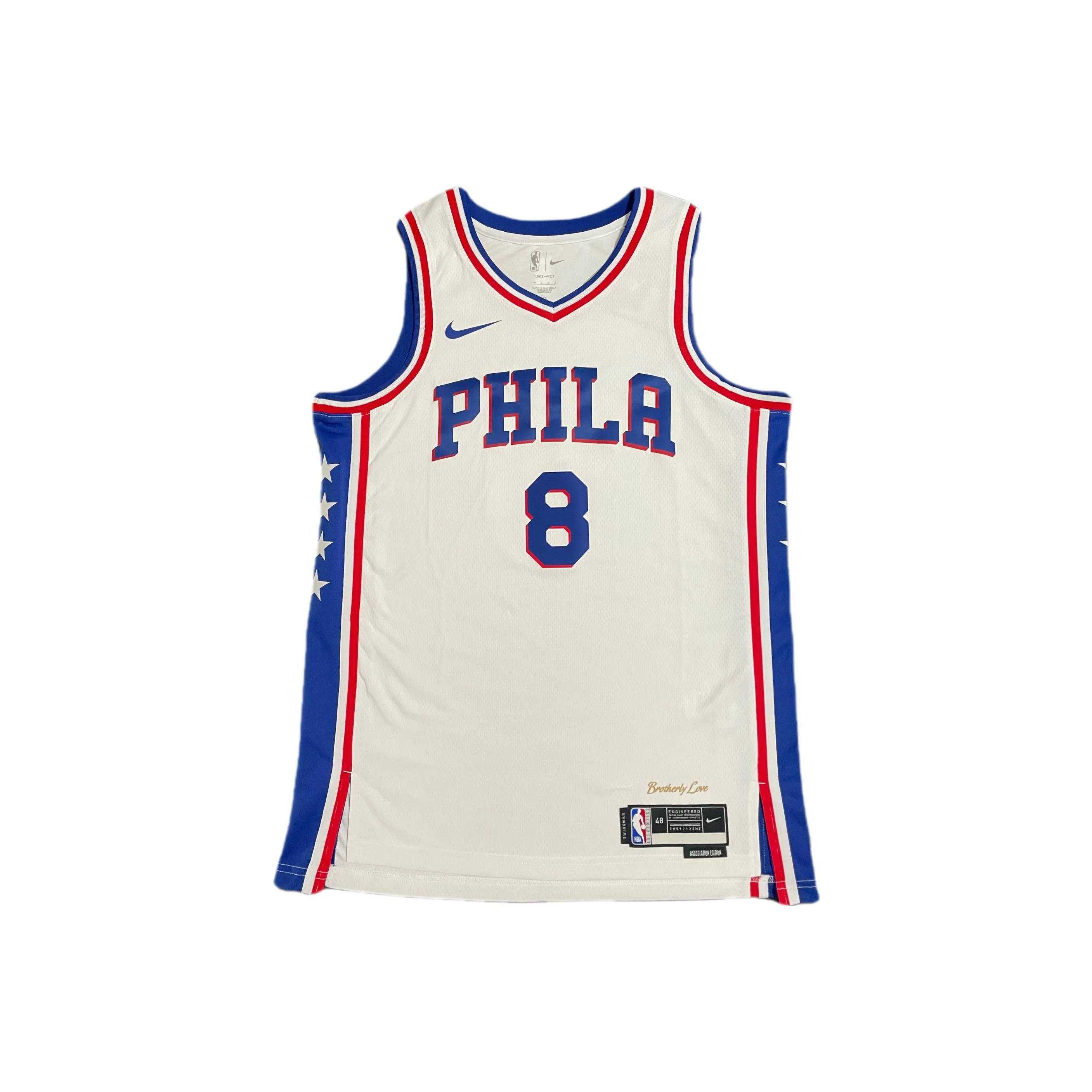 Nike x NBA 76ers Basketball Jersey Men's White