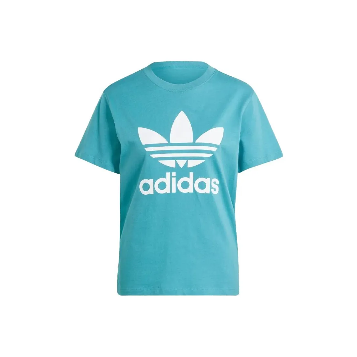 adidas originals Трилистник Бирюзовый Женские Футболки