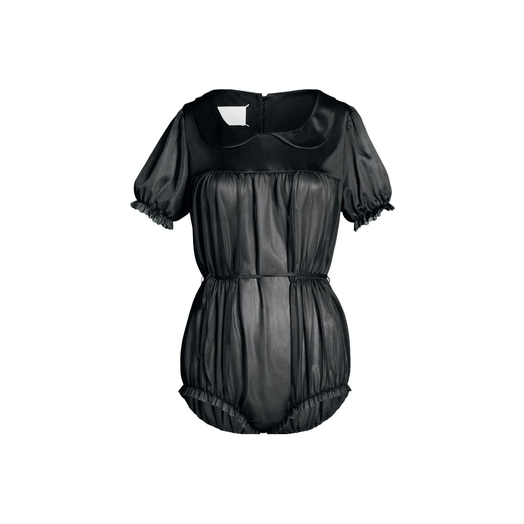 Maison Margiela Four Stitch Short Sleeved Ruched Bodysuit