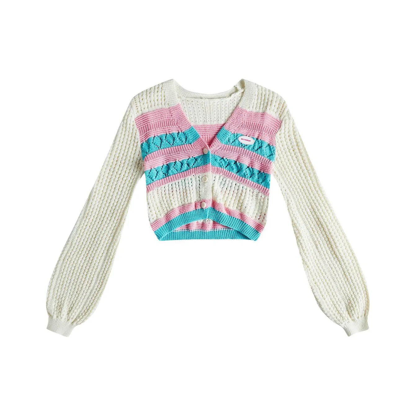 BETTERSAY Трикотаж Женский Розовый Белый