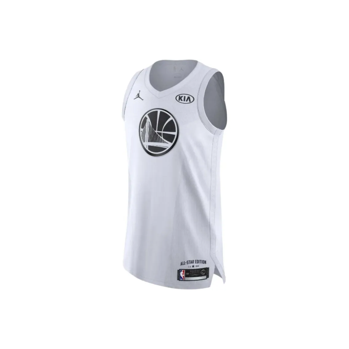 Jordan x NBA Stephen CurryAll Star Basketball Jersey Men's White