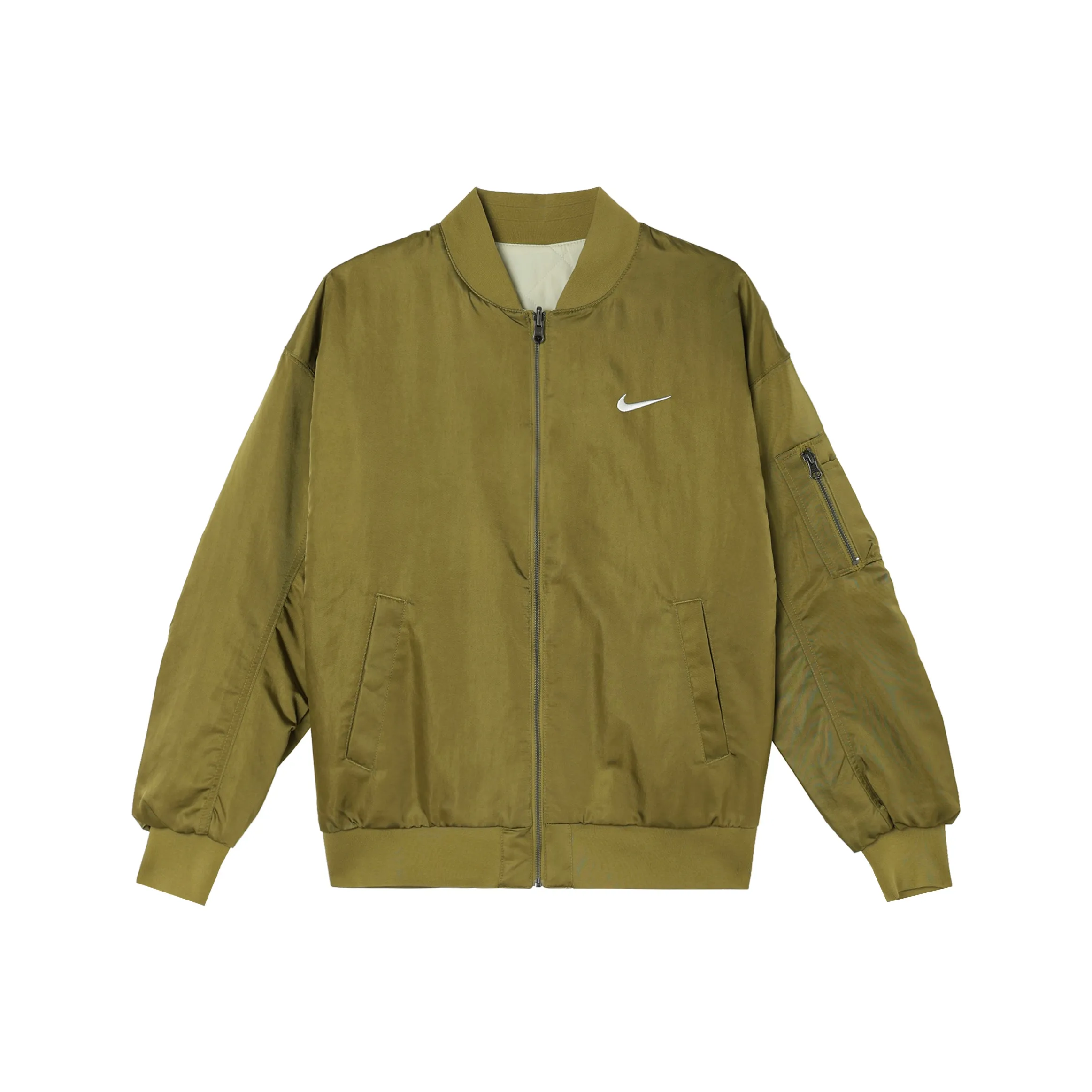 Nike Sportswear Куртки и Пальто Женские Светлый Оливковый Зеленый Серый