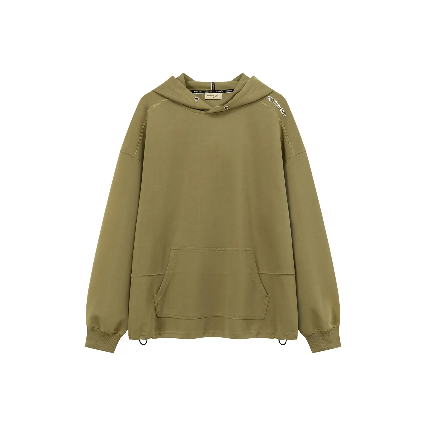 NO ONE ELSE Горчичный зеленый Женские свитшоты
