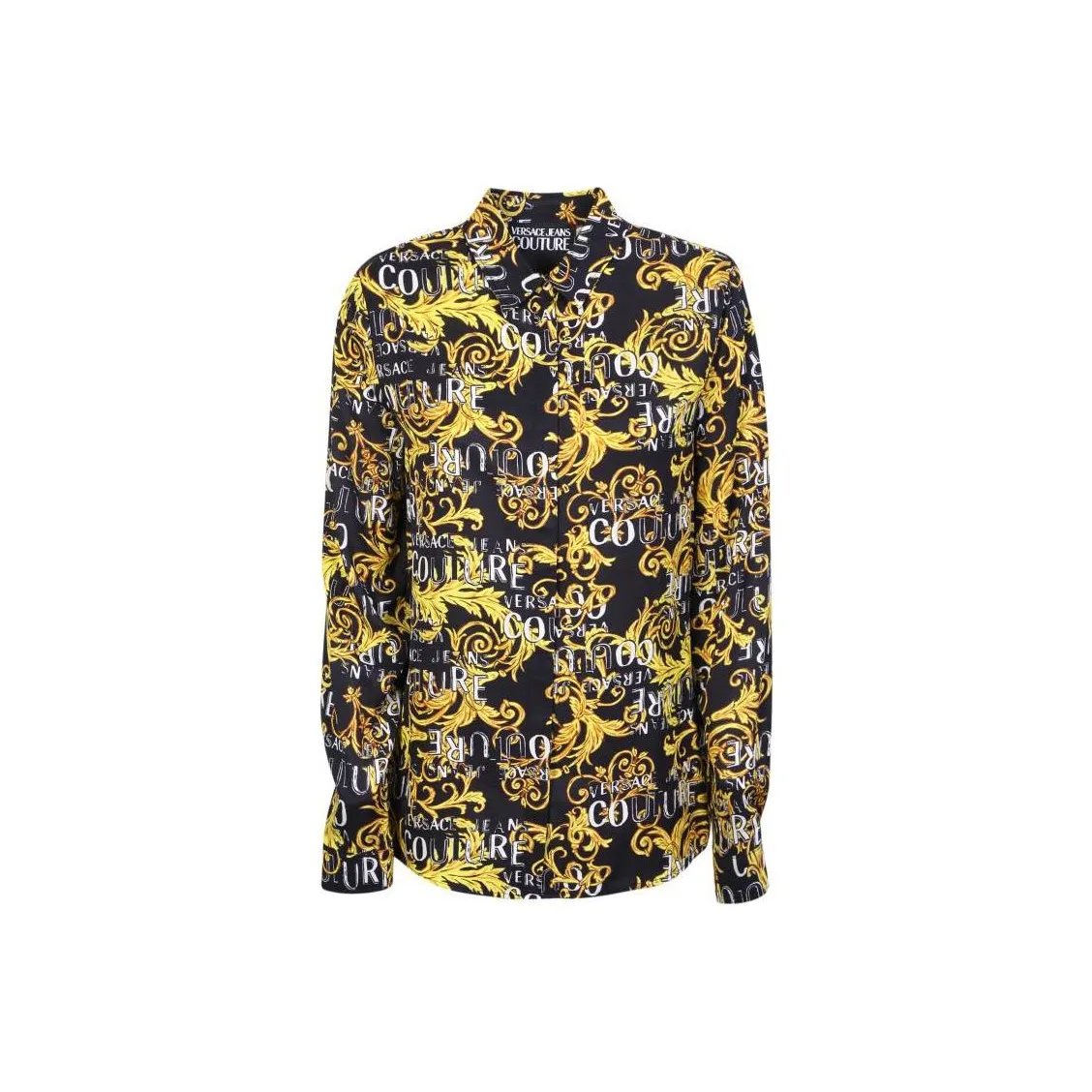 VERSACE JEANS Couture Logo Print Buttoned Shirt