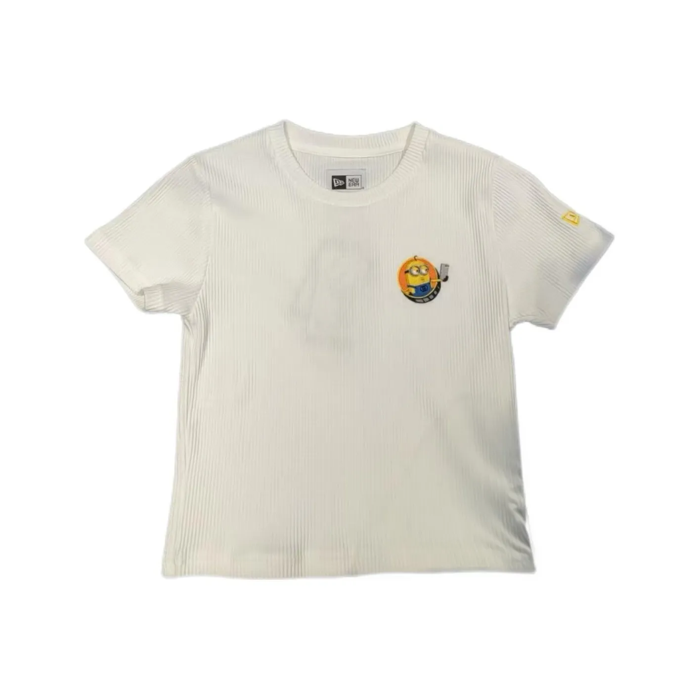 New Era x XIAOHUANGREN LIANMINGKUAN Регулярная футболка женская цвет экрю