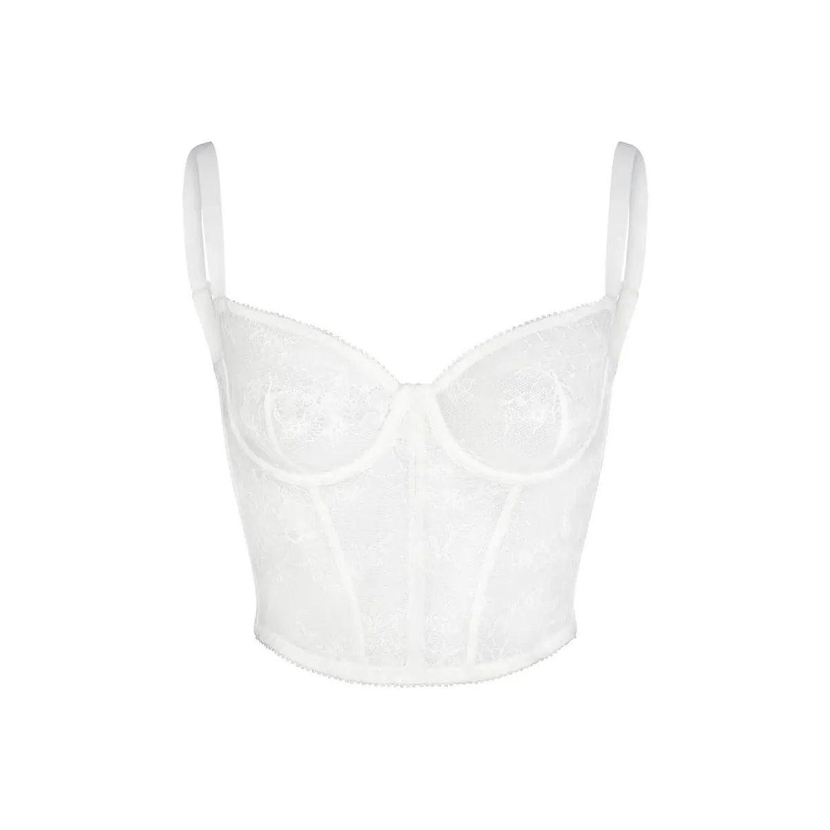 SKIMS Wedding Dress Series ULTRA FINE LACE CORSET Camisole Women's MARBLE/Marble