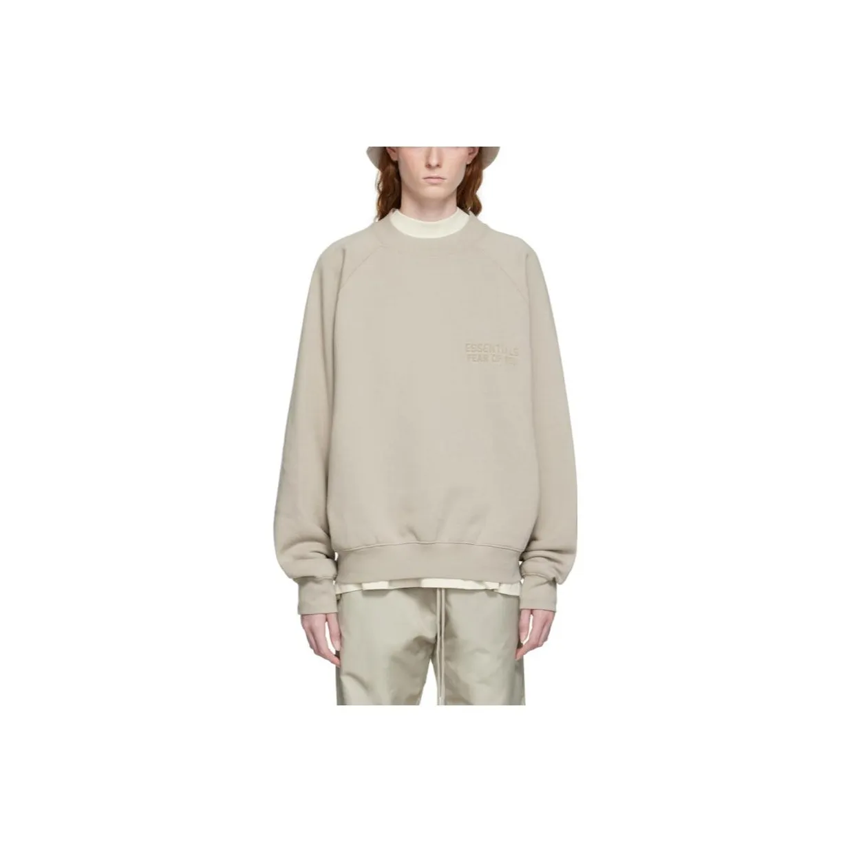 Fear of God Essentials Дымчато-серый Женские Свитшоты