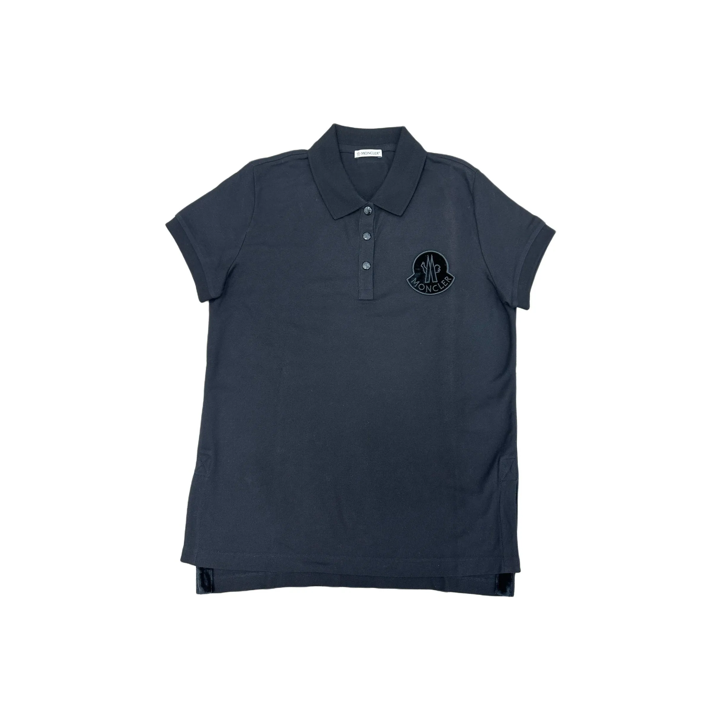 MONCLER Поло Женское Черное