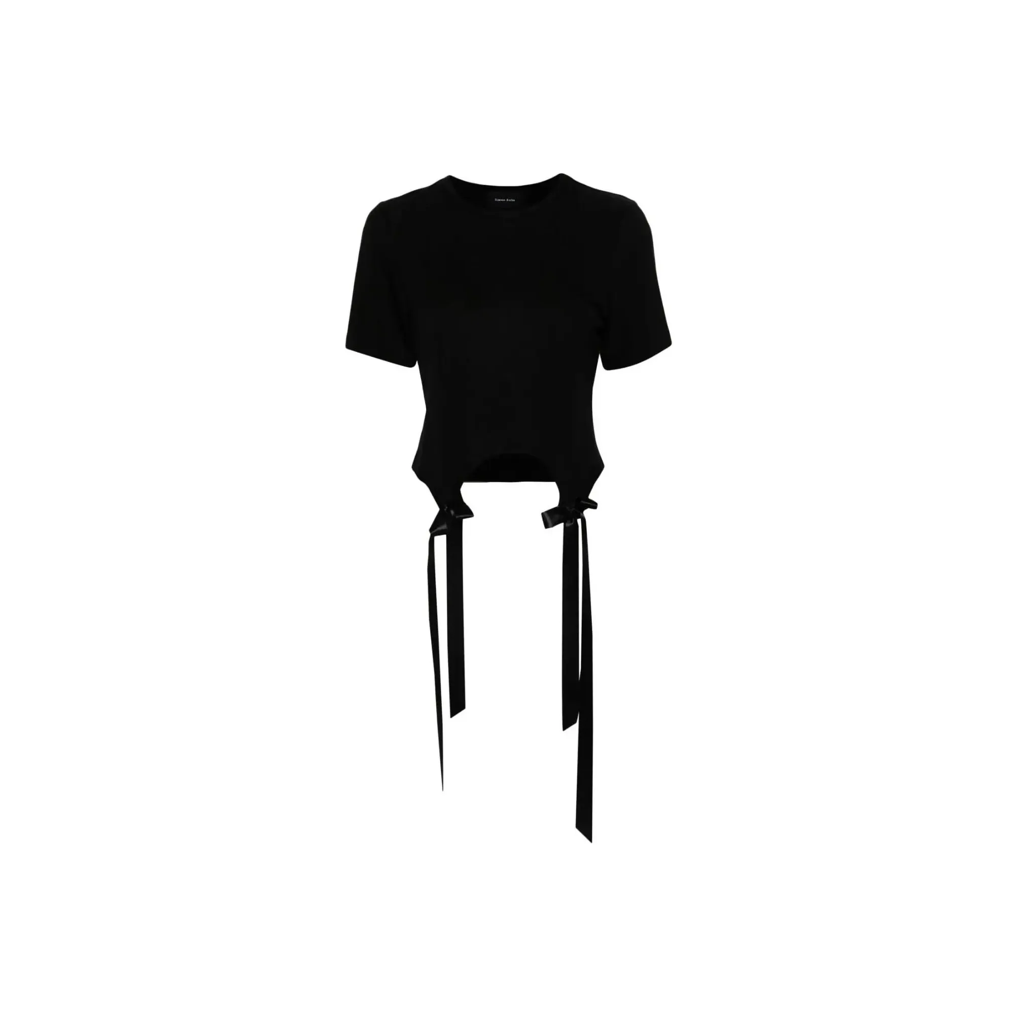 SIMONE ROCHA Bow Detailed Crewneck T Shirt