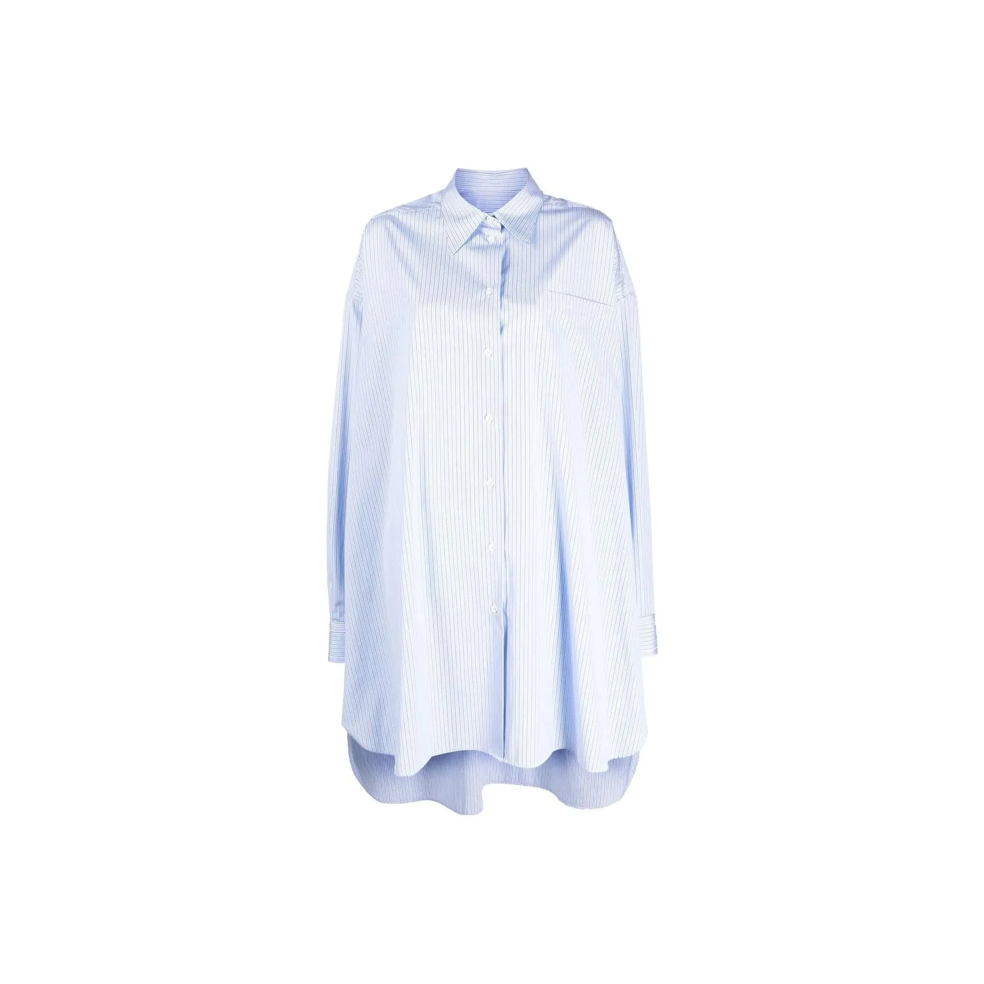 Maison Margiela Striped Button Up Oversized Shirt