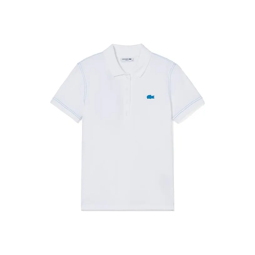 Поло LACOSTE Collaboration Женское Белое