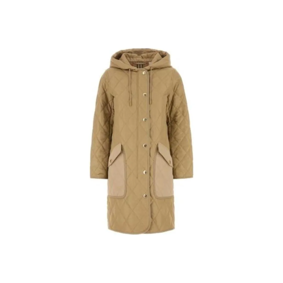 Burberry Diamond quilted Hooded Coat