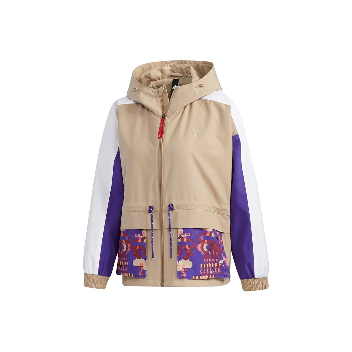 Adidas Куртка Женская Хаки Коричневый