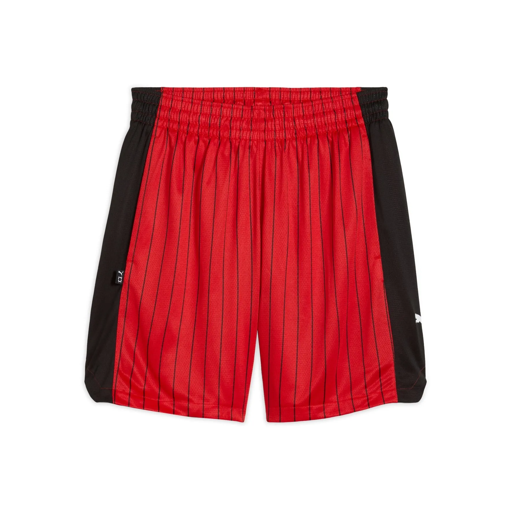 PUMA Баскетбольные шорты Мужские Красные Черные 01