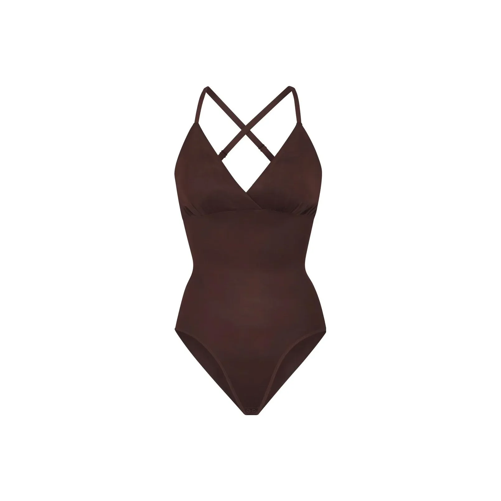 SKIMS Barely THERE BODYSUIT BRIEF W SNAPS Комбинезон Женские Кофе COCOA