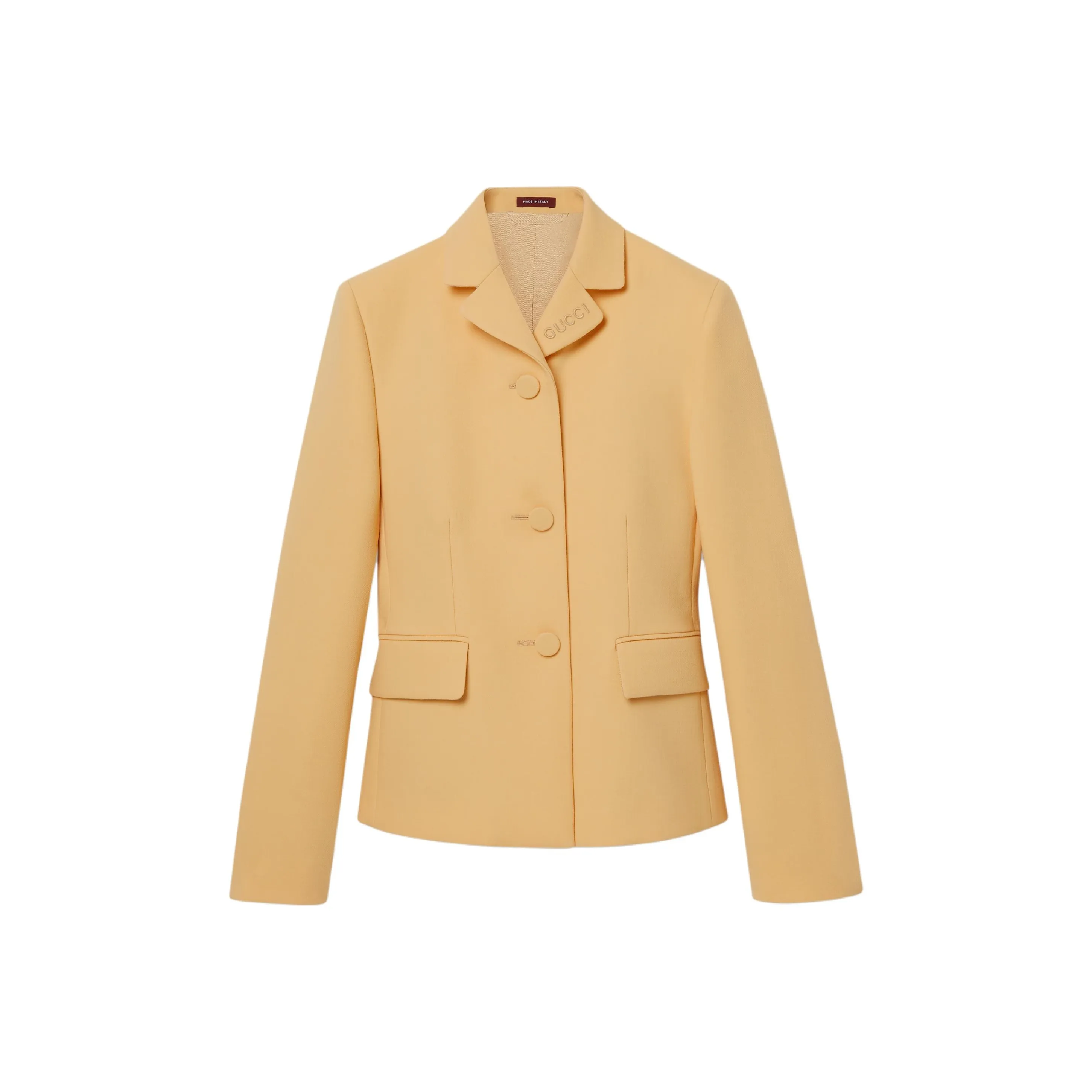 GUCCI Light Crêpe Button Up Jacket