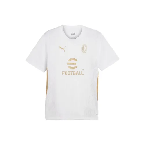 PUMA Football Белый/золотой Мужские Футбольные Джерси
