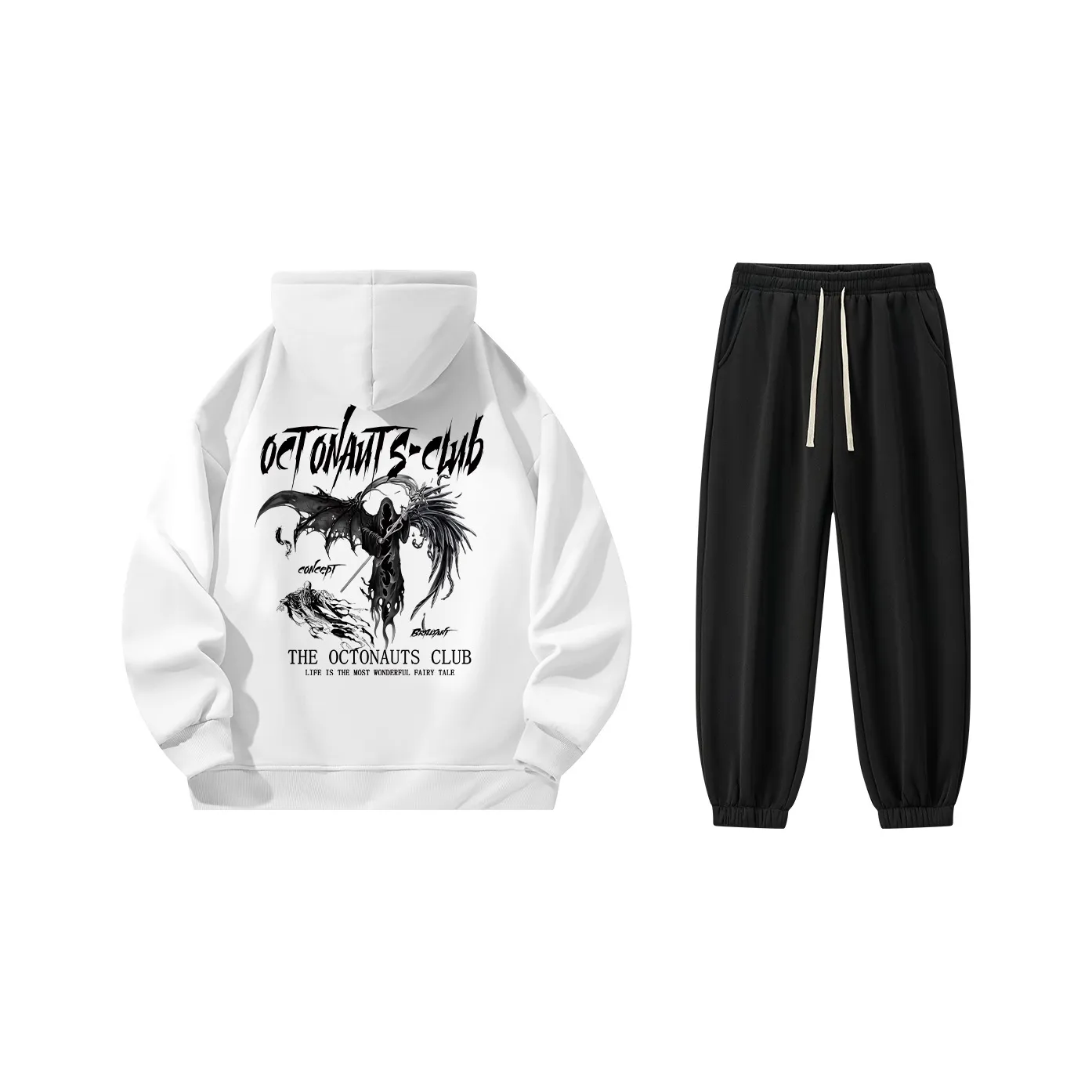 Small Columns Under The Sea Sweatshirt Set Unisex