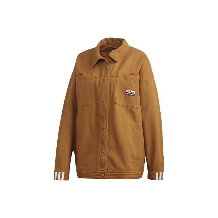 Adidas Originals adidas originals Одежда Куртка Женская Пшенично-Коричневая