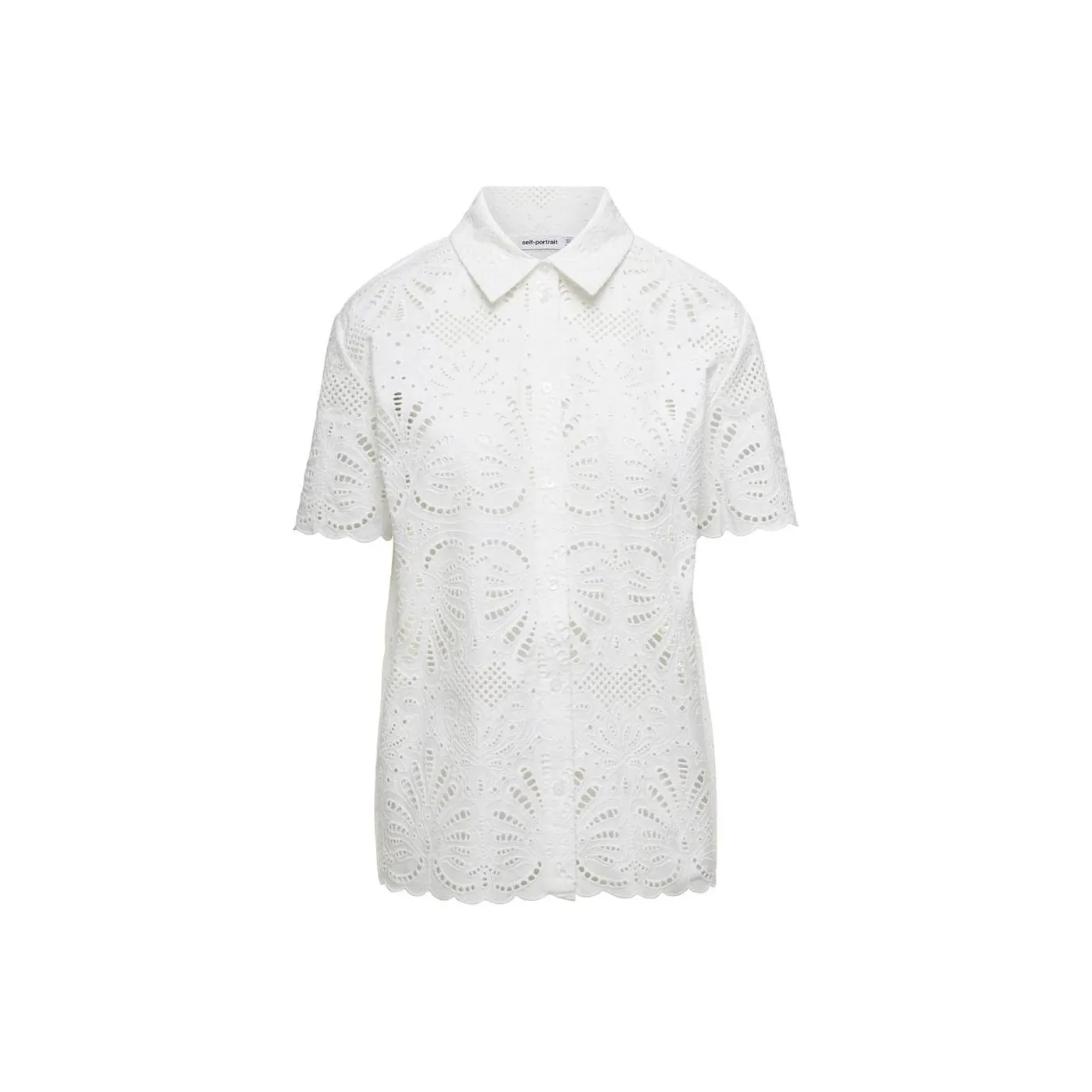 Self Портрет Рубашка Женская Белая