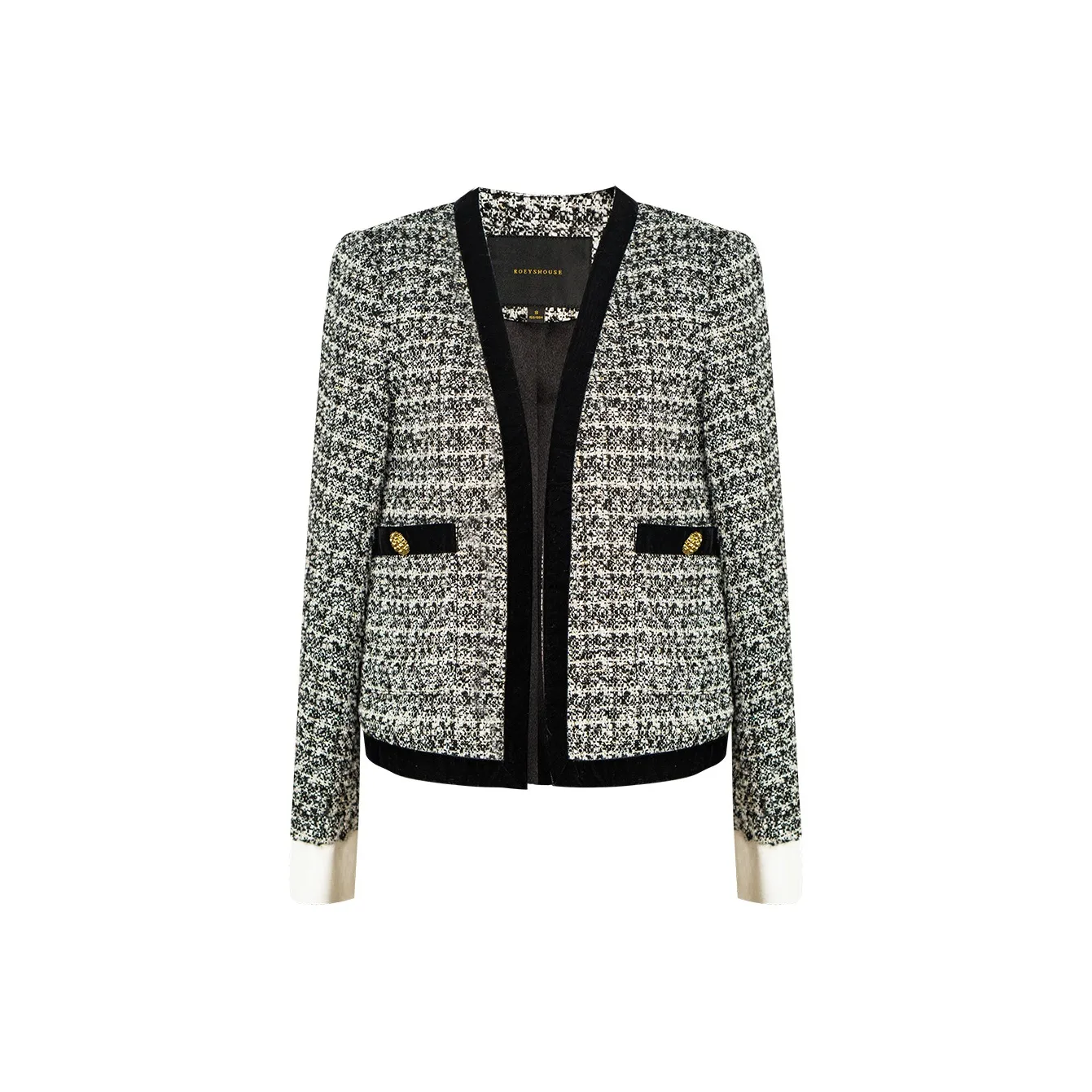 ROEYSHOUSE Jackets Coats Women's Black White
