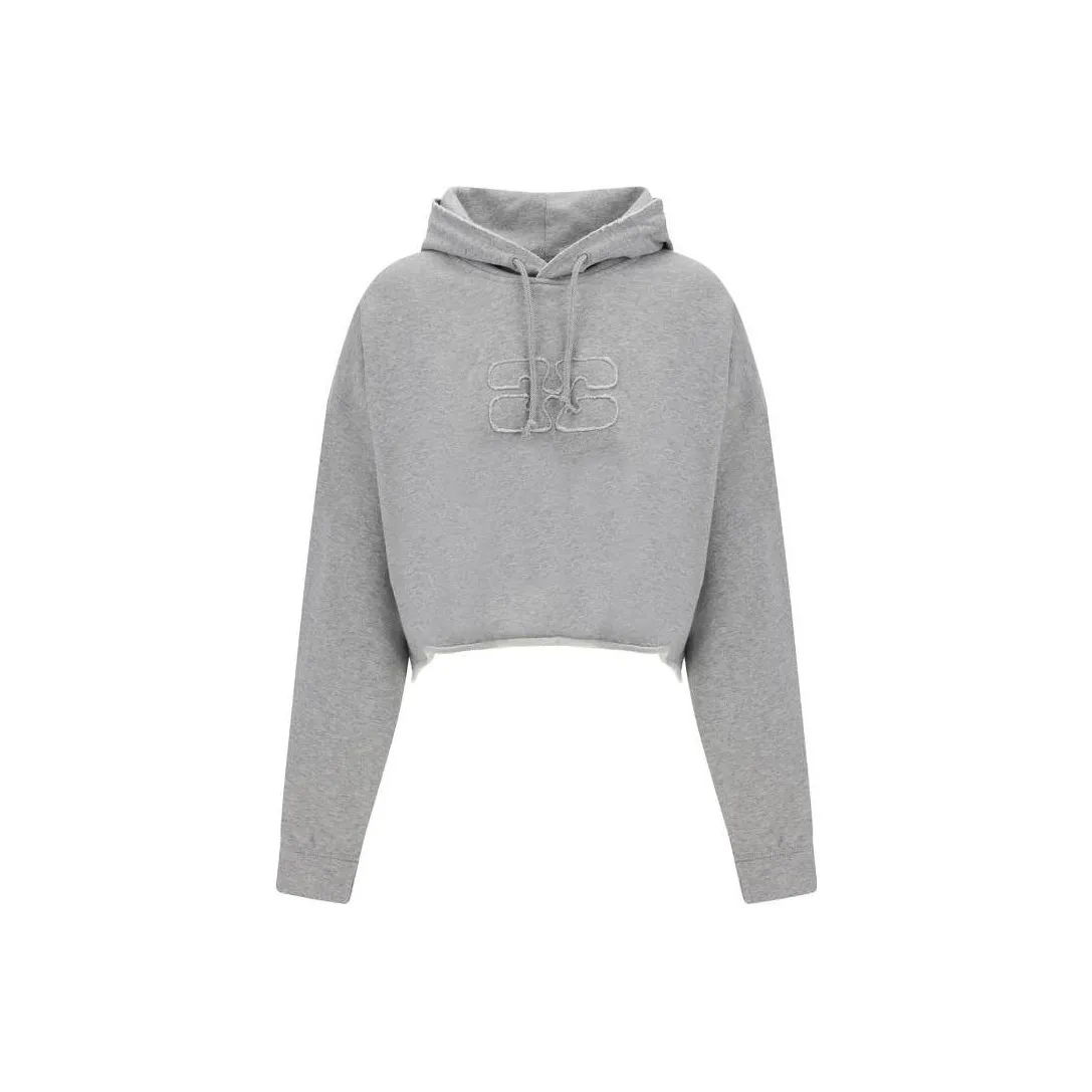 GANNI Серый Женский Свитшот